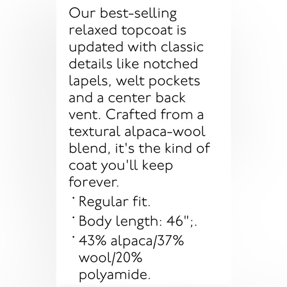 Madewell Alonzo Coat - Camel - Size XS - Picture 7 of 7